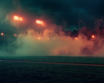 Baseball Digital Backdrop Baseball Digital Background Sports Backdrop Overlay with Fog and Smoke for Team Portraits