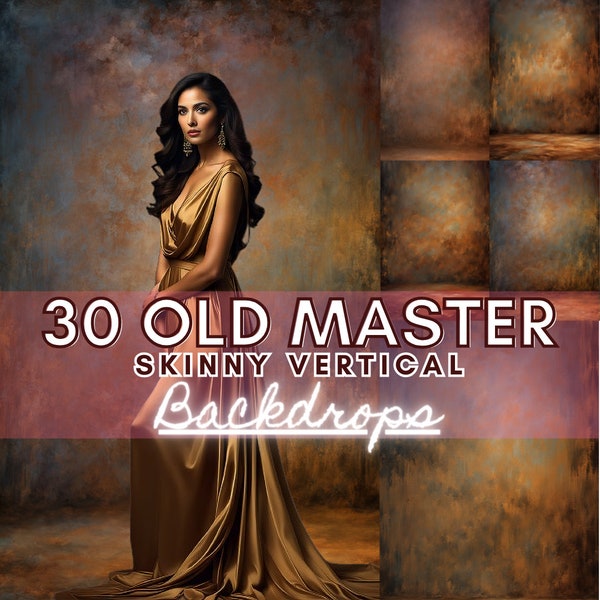 Old Master Style Digital Backdrops Autumn Brown Fine Art Textured Studio Backgrounds Portrait Maternity Photography