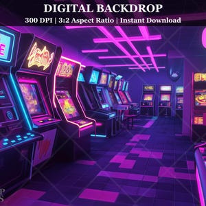 Cenário digital de videogame com foco suave, fundo fotográfico retrô para jogos, acessório digital caprichoso para estúdio fotográfico