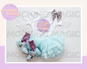 MOCKUP - White T Shirt Mockup - Bella Canvas 3001 Mockup - Blank Shirt Mockup - Kids Toddler Youth Adult T Shirt Mockup - Frozen Mockup