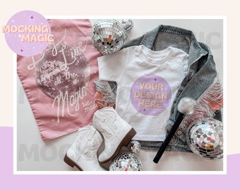 Maqueta de camisa Taylor Swift, Maqueta de camiseta blanca, Maqueta de Bella Canvas 3001, Maqueta de camisa en blanco, Maqueta de camiseta para bebés, niños, jóvenes y adultos