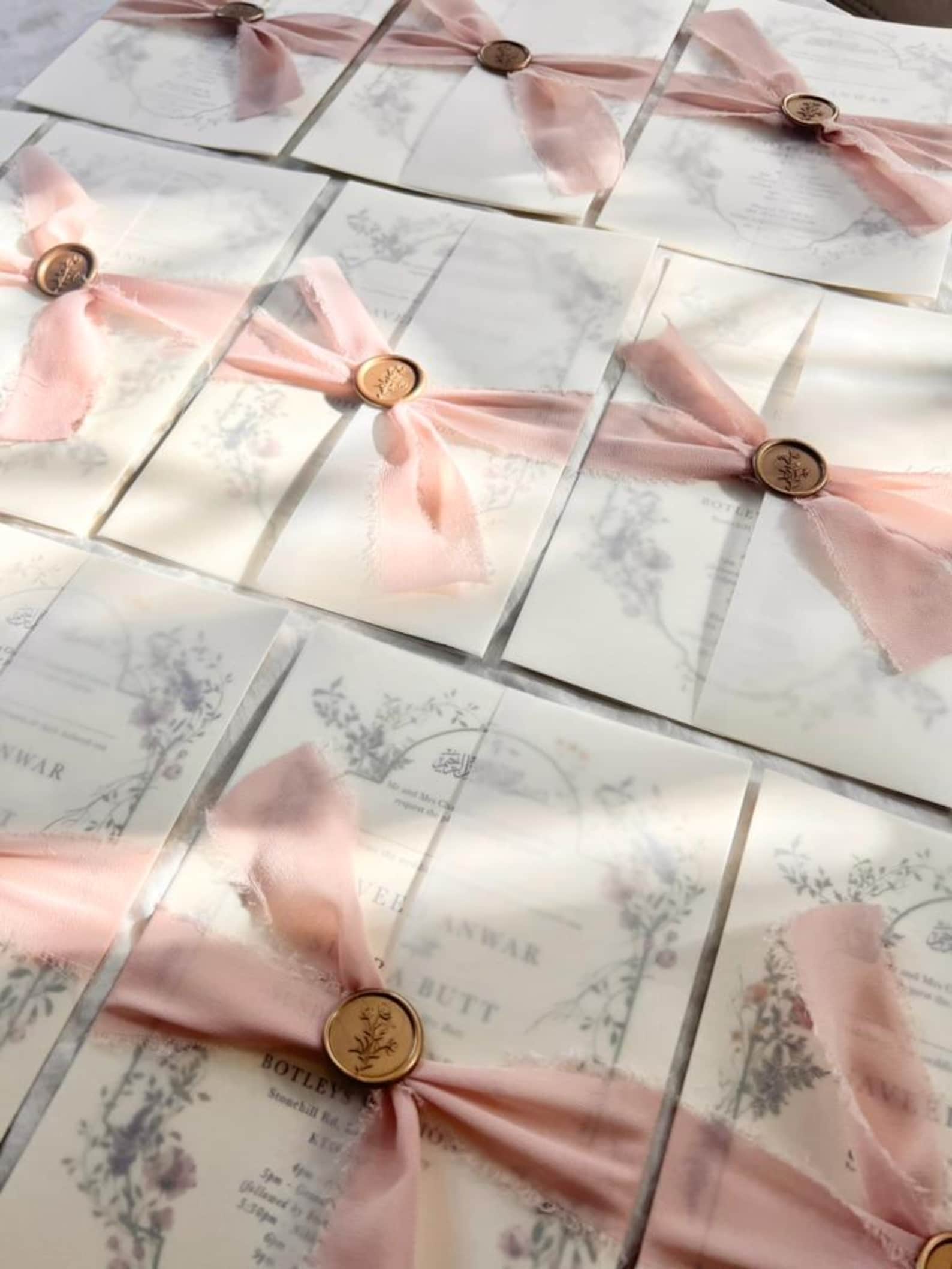 Floral Nikkah Invitation, Arabic Muslim Wedding Invite, Islamic Wedding ...