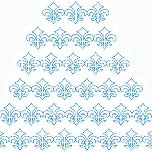 Border Quilt, single run and bean run, 4,5,6,7,8,9,10hoop, 1 design 6 sizes InTheHoop, Machine embroidery file, No7quilt, INSTANT DOWNLOAD