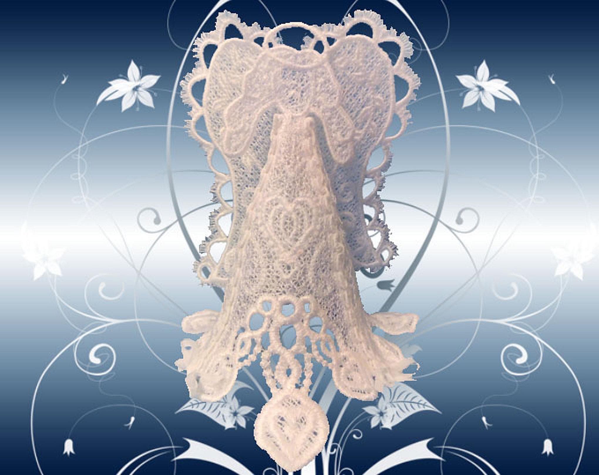 3D FSL Angel Embroidery Design – Free Standing Lace | ITH Machine ...