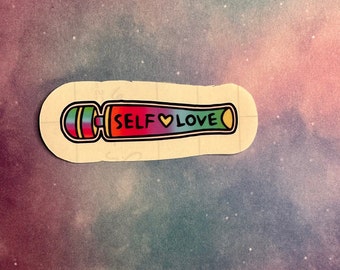 Self-love|Vibrator|Sexuality|Funny Sticker