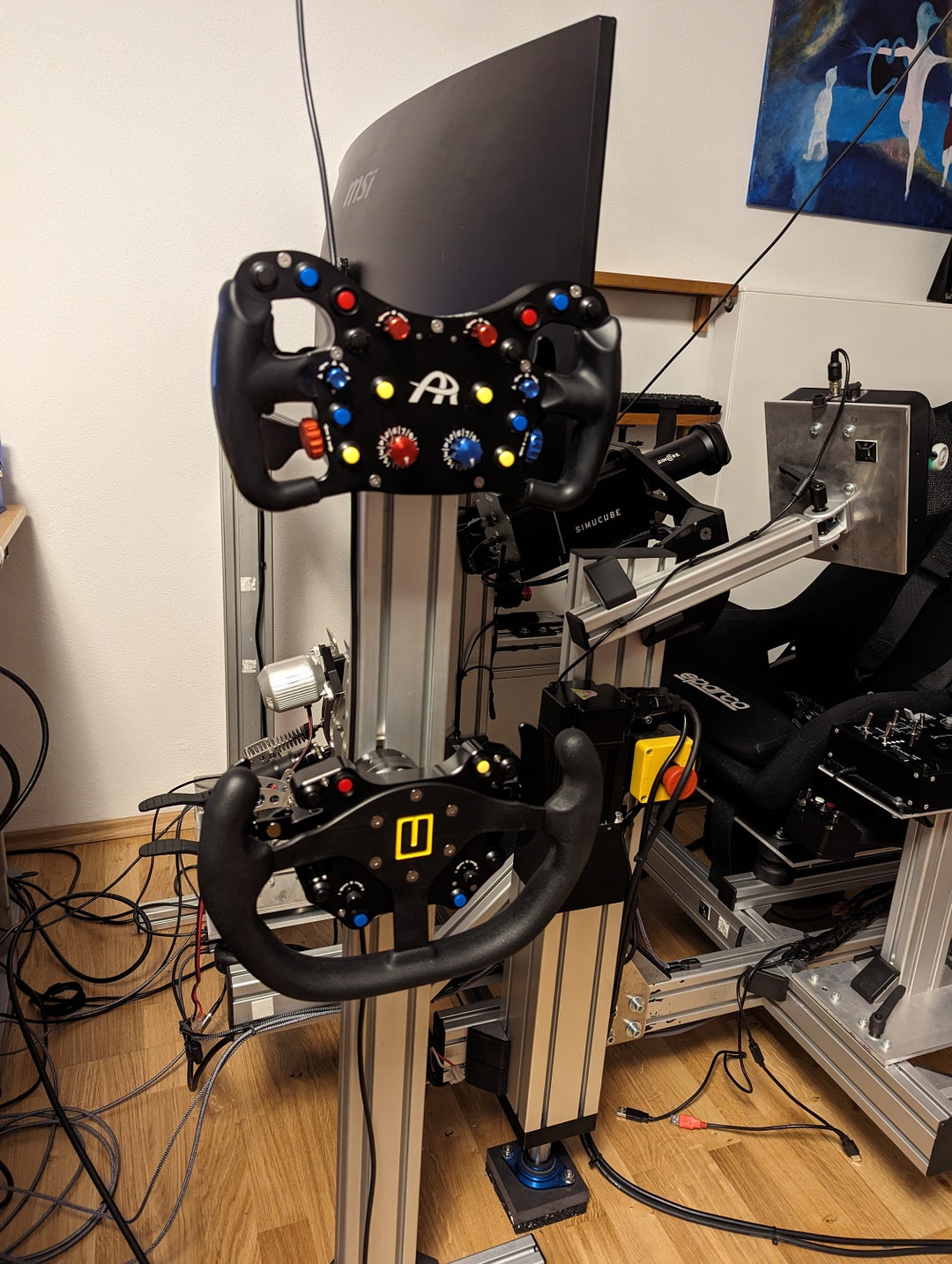 Fanatec Steering Wheel Wall Mount Rig Etsy