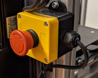 Simucube E Stop bracket