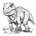 Carnotaurus Coloring Pages - Fierce Dinosaur Art, Digital Download ...
