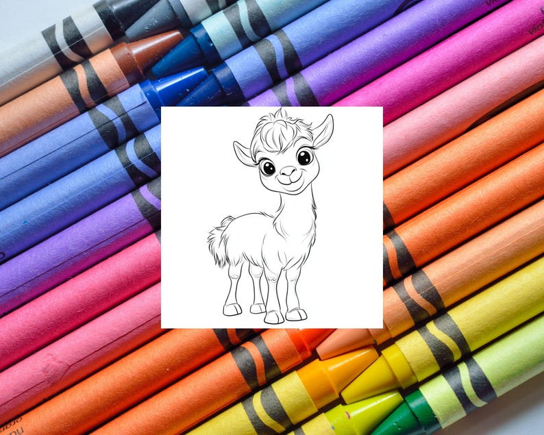 Adorable Llama Coloring Pages for Preschoolers | Printable Animal ...