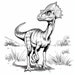 Dilophosaurus Coloring Pages Printable Dinosaur Art, Digital Download ...