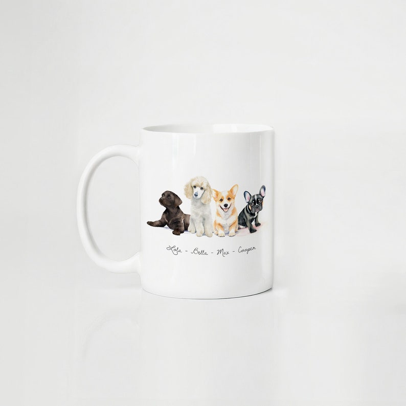 Custom Pet Mug, Personalized Dog Mug, Personalized Pet Mugs, Custom Cat Mug, Dog Dad Mug, Dog Gift, Cat Gift, Dog Coffee Cup, Dog Mom Mug image 4