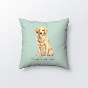 Custom pet pillow, dog pillow from photo, pet memorial, cat pillow, dog portrait pillow, personalized gift pet lover, pet loss gift image 9