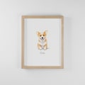 Mini Custom Watercolor Pet Portrait, Dog Portrait from Photos, Pet Painting, Tiny Paintings, Miniature Painting