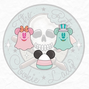 Ghost Mouse and Minnie Cookie Cutters