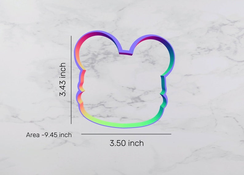 Theme Park Food Cookie Cutters Mickey Burger