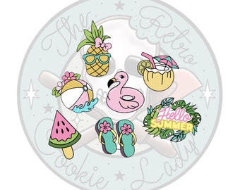 Pool Party Cookie Cutters
