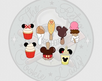 Theme Park Food Cookie Cutters