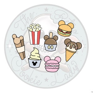 Theme Park Food Cookie Cutters