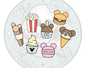 Theme Park Food Cookie Cutters