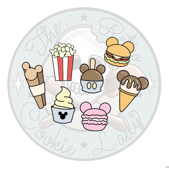 Theme Park Food Cookie Cutters
