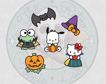 Hi Cat Halloween Cookie Cutters