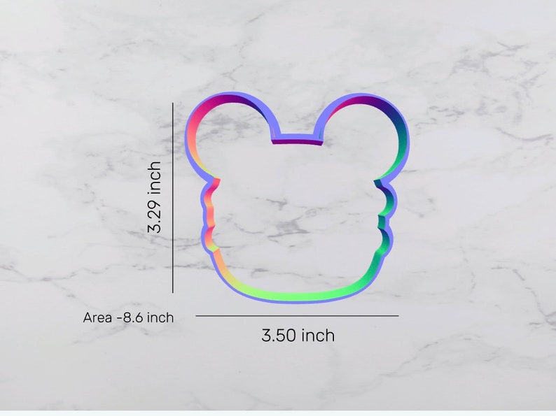 Theme Park Food Cookie Cutters Mickey Macaroon