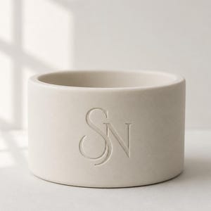 Moule En Silicone Personnalisé Avec Logo 150 ml, Pot À Bougie, Pot De Fleur Ø 70 mm x 50 mm