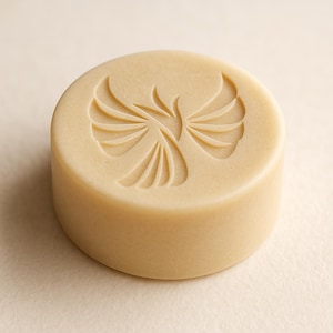 Custom candle mold, Customized Mold for Circular Logo, Wax Melt Personalized Mold, Premium Silicone Mold, 40 x 15mm