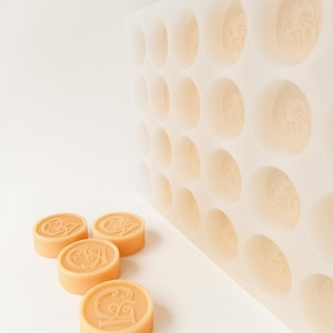 Food-Safe Custom Silicone Mold for Chocolate – Personalized 24-Cavity Mold for Name Cake Toppers & Cupcake Toppers (4 x 1.5 cm)