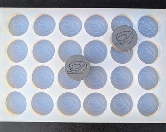 Custom Butter Mold With Logo For Restaurants | Premium Food Silicone | 24 Cavities 60x30x10mm