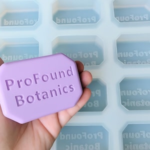 Create Custom Soap – Professional Silicone Mold, Choose Shape, Size & Add Your Logo or Text for Unique, Branded Soap Designs