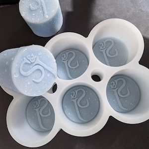 Personalized Whiskey Ice Cube Mold: Large 6-Cavity Silicone Tray