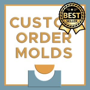 Custom Silicone Mold with 24 Cavities – Personalized Logo Mold for Soap, Candy, Chocolate, Wax Melts – 40x40x20mm – Custom Order