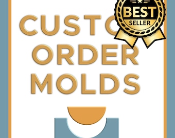 Custom Logo Silicone Mold: 24 Cavities, Food-Grade, Handmade in Spain