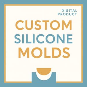Individueller 3D Prototyp: Silikonform Design mit Logo (STL Datei)