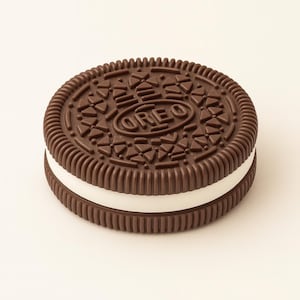 Chocolate Sandwich Cookie (10" Round) | Food Safe for Chocolate, Candy, Butter | Custom Baking & Confectionery Mold, Fake Chocolate Sandwich
