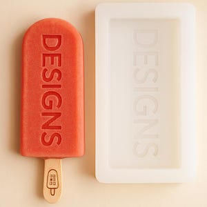Custom Logo Silicone Popsicle Mold: Food-Grade, 1-Cavity