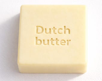 Custom Logo Butter Mold, 24 Cavity Food-Grade Silicone, Restaurant Presentation Tool 40x40x10mm