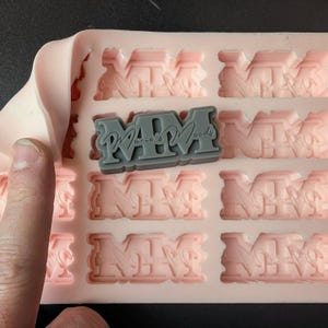 Custom Shaped Mold, Silicone mold with custom logo, Silicone Mold for Resin, Personalized mold 12 cavities premium silicone