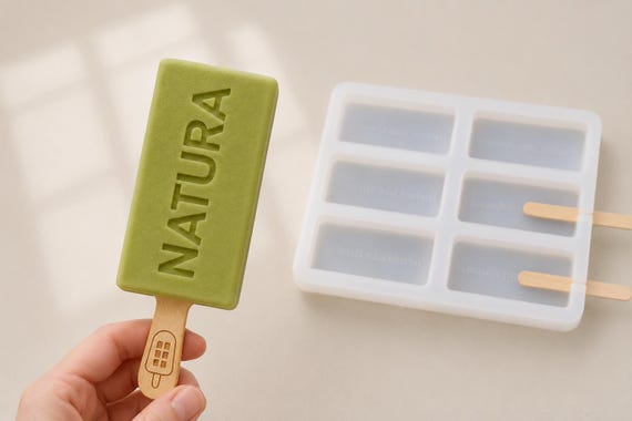 Silikonform Eis Am Stiel Personalisierte Eisform Logo Eisform Lebensmittel Silikon Form 6 Kavitäten Eisform Branding Gastronomie