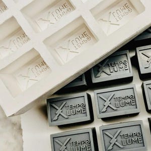 Custom Silicone Mold for Soy Wax Melts – Cavity Personalized Logo Mold | Premium Silicone, Perfect for Candles & Wax Melts