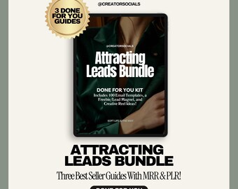 Attracting Leads Bundle: Digital Marketing Kit with Email Templates, Reels Captions, and Passive Income Strategies