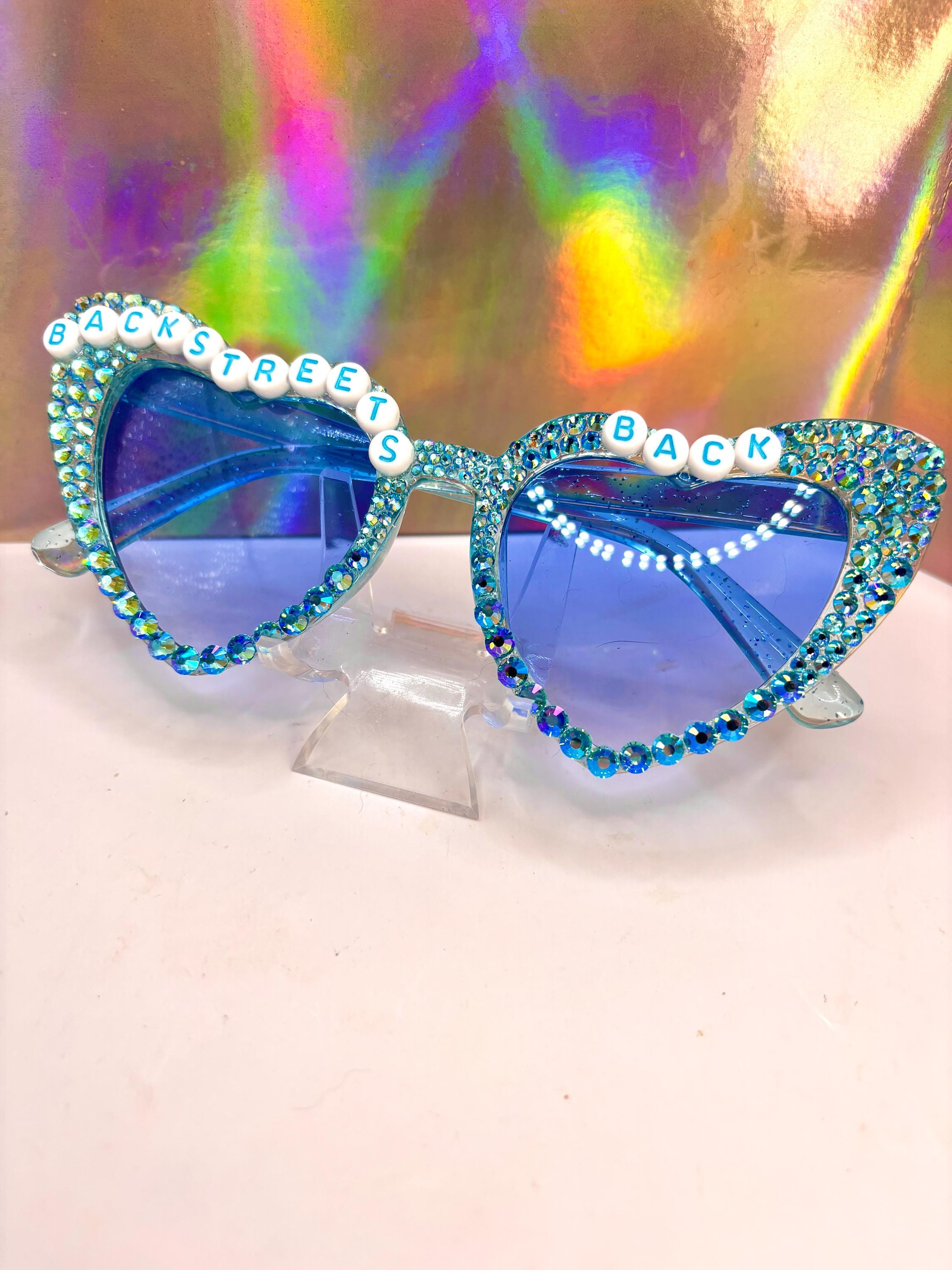 Customizable Bedazzled Heart Sunglasses – Backstreet Boys  display picture 3
