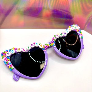 BEDAZZLED BIRTHDAY GLASSES - 30 Flirty and Thriving