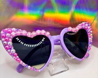 BEDAZZLED BIRTHDAY GLASSES - Birthday Girl