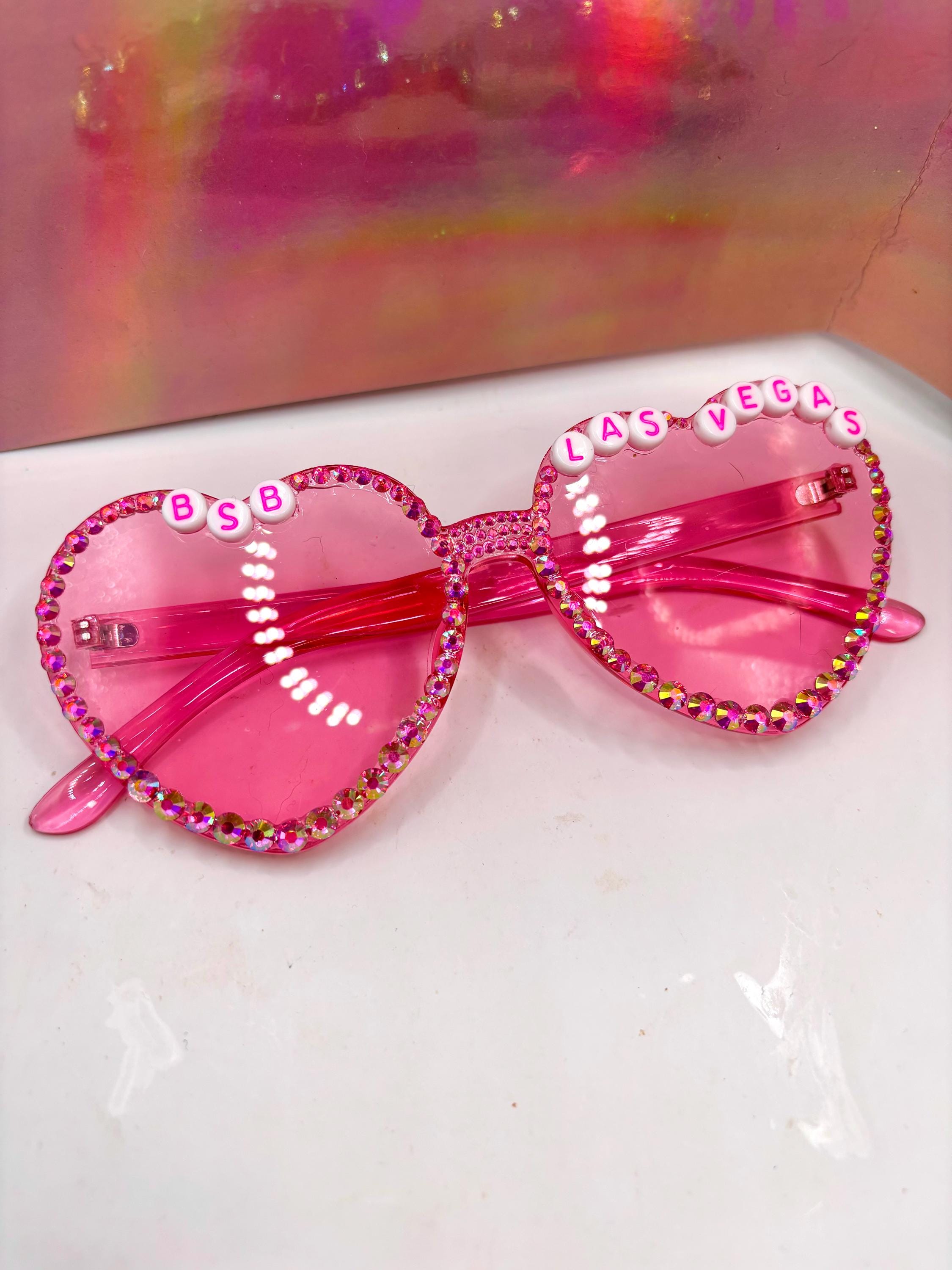 Backstreet Boys Bling Sunglasses Crystal Lyric Sphere Tour Custom Heart Set Of 4 Backstreet Boys Sunglasses - Etsy main image 2