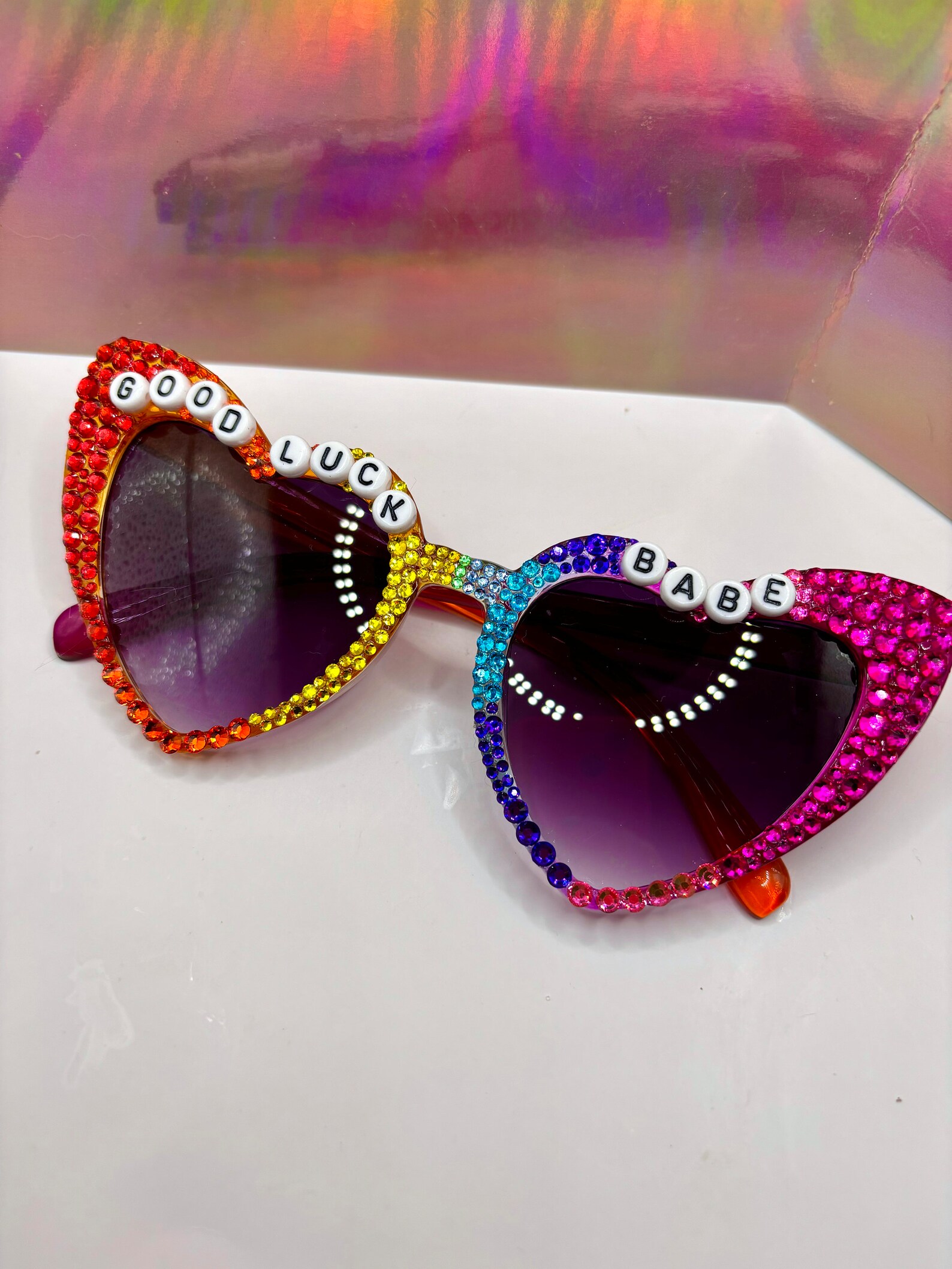CUSTOM Chappell Roan BEDAZZLED Glasses Etsy Canada