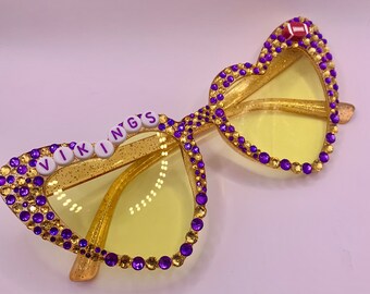 NFL Glasses- Vikings