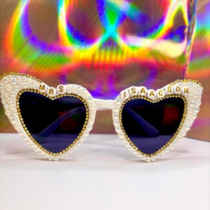 CUSTOMIZABLE Bedazzled Bridal Sunglasses