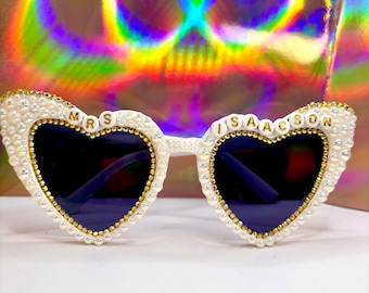 CUSTOMIZABLE Bedazzled Bridal Sunglasses